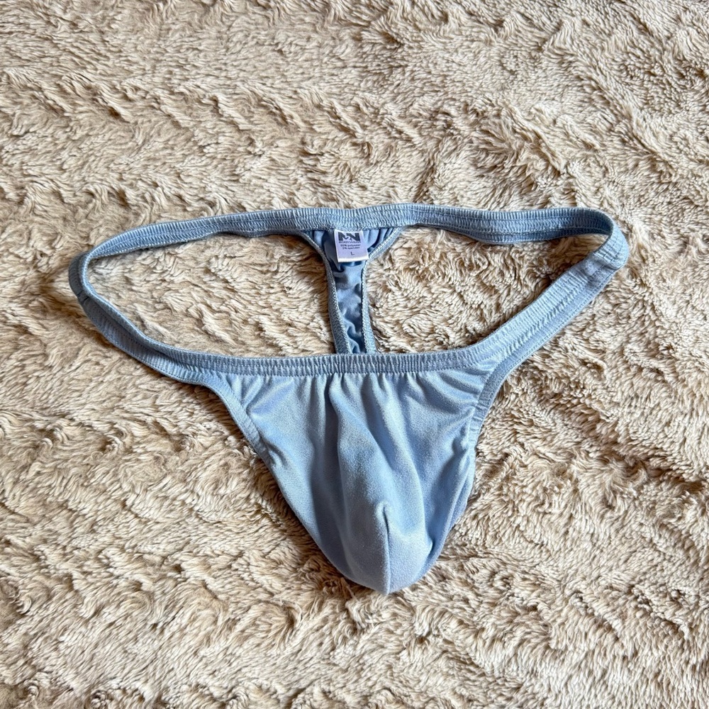 N2N Men's Thong Powder Blue